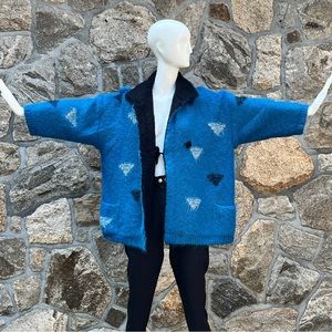 Vintage Reversible wool knit jacket. One size. Single owner.